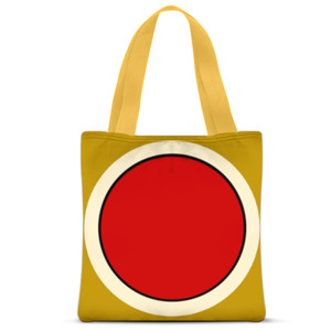 Tas Tote Fullprint Bola bola merah