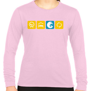 Kaos Eat Sleep Surf Repeat 