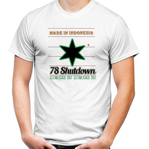 Kaos 78 SHUTDOWN MADE IN INDONESIA