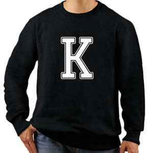 Jaket Sweater Kaos Hitam Huruf K Keren