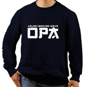 Jaket Sweater opa gaya