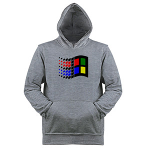 Jaket Hoodie Microsoft Windows