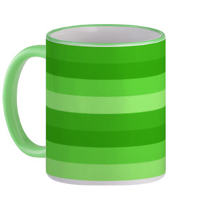 Mug Stripe Green