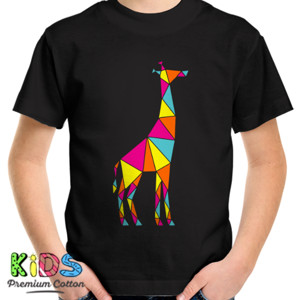 Kaos Geometric Giraffe