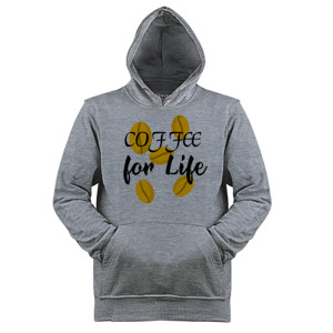 Jaket Hoodie Coffee for Life