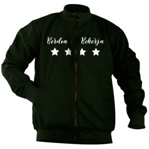 Jaket Bomber Berdoa & Bekerja 
