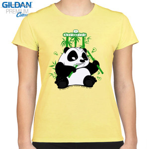 Kaos Panda - Bamboo make me fat WOMEN