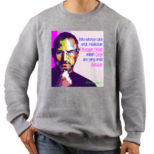 Jaket Sweater Steve Jobs