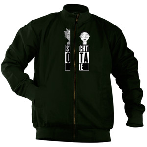 Jaket Bomber Rick and Morty