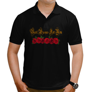 Kaos Polo Kaos Best wishes for you