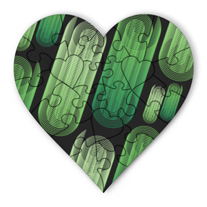 Puzzle Kertas Line Art (Line Art Paper)