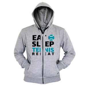 Hoodie Zipper Tennis habits