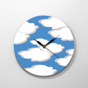 Jam Dinding Awan (Cloud)