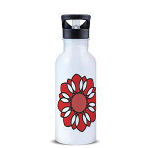 Botol Bunga Merah (Red Flower)