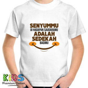 Kaos Senyummu adalah Sedekah