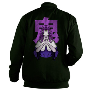 Jaket Bomber Praying Oni (HOF/002-ONI-WHITE)