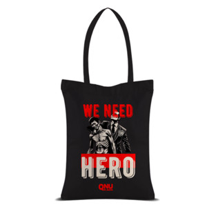 Tas Tote QNU WE NEED HERO