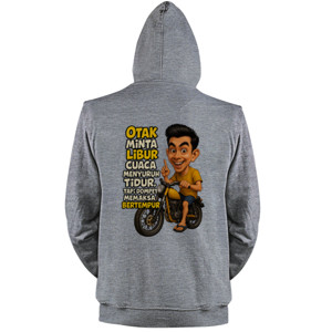 Jaket Hoodie Otak Minta Libur