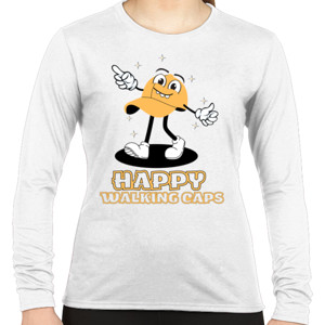 Kaos HAPPY WALKING CAPS Keren