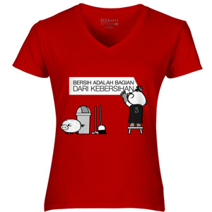 Kaos Bersih Adalah Bagian Dari Kebersihan