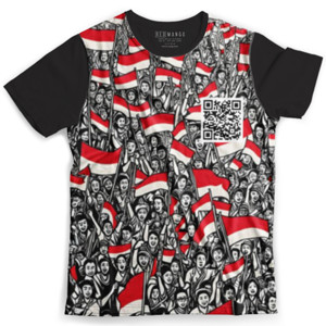 Kaos Fullprint Full Print LAUTAN MERAH-PUTIH 001