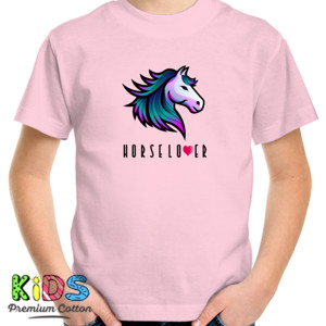 Kaos Horse Lover – Kepala Kuda dengan Sentuhan Indigo