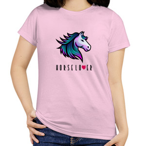 Kaos Horse Lover – Kepala Kuda dengan Sentuhan Indigo