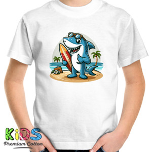 Kaos Surfing Shark Paradise