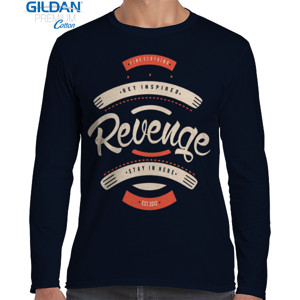 Kaos RH inspired long navy
