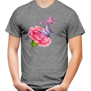 Kaos Flower with Butterfly