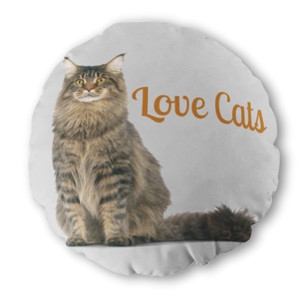 Bantal Bulat Love Cats
