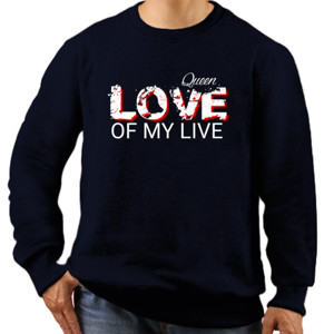 Jaket Sweater QUEEN LOVE OF MY LIVE 
