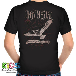 Kaos INDONESIA GARUDA back  print