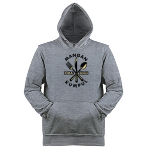 Jaket Hoodie MANGAN ORA MANGAN KUMPUL