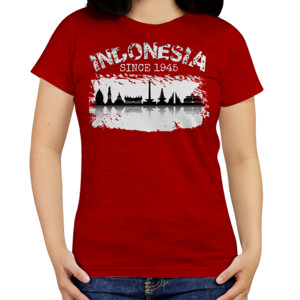 Kaos INDONESIA SINCE 1945 RED