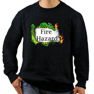 Jaket Sweater Fire Hazard