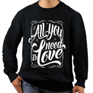 Jaket Sweater ALL YOU NEED IS LOVE 4