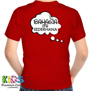 Kaos BAHAGIA ITU SEDERHANA (COWOK)