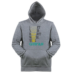 Jaket Hoodie Light Your Heart With The Quran