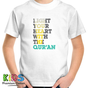 Kaos Light Your Heart With The Quran