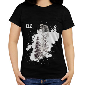 Kaos Baju Dengan Corak Rumah Kampung