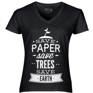 Kaos Save Paper Save Trees