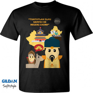 Kaos Tuntutlah Ilmu Sampai Ke Negeri China