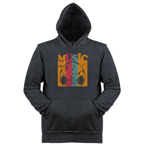 Jaket Hoodie Music