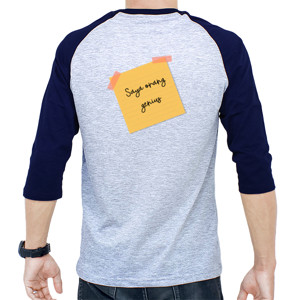 Kaos Raglan Aku orang genius