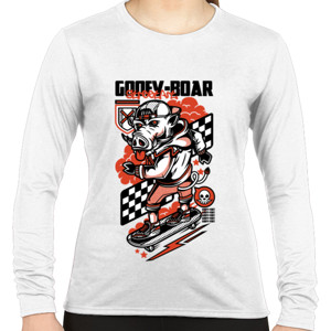 Kaos Kaos Goofy Boar Putih