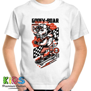 Kaos Kaos Goofy Boar Putih