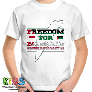 Kaos Freedom For Palestine #indonesiaforpalestine