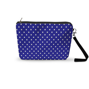 Pouch Trapesium Azuli Polka Pouch