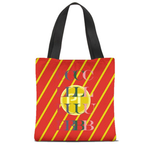 Tas Tote Fullprint CLUB TYPOGRAPHY 22